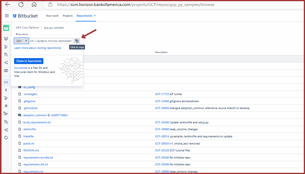 Picking up code to clone gcp_py_samples repo